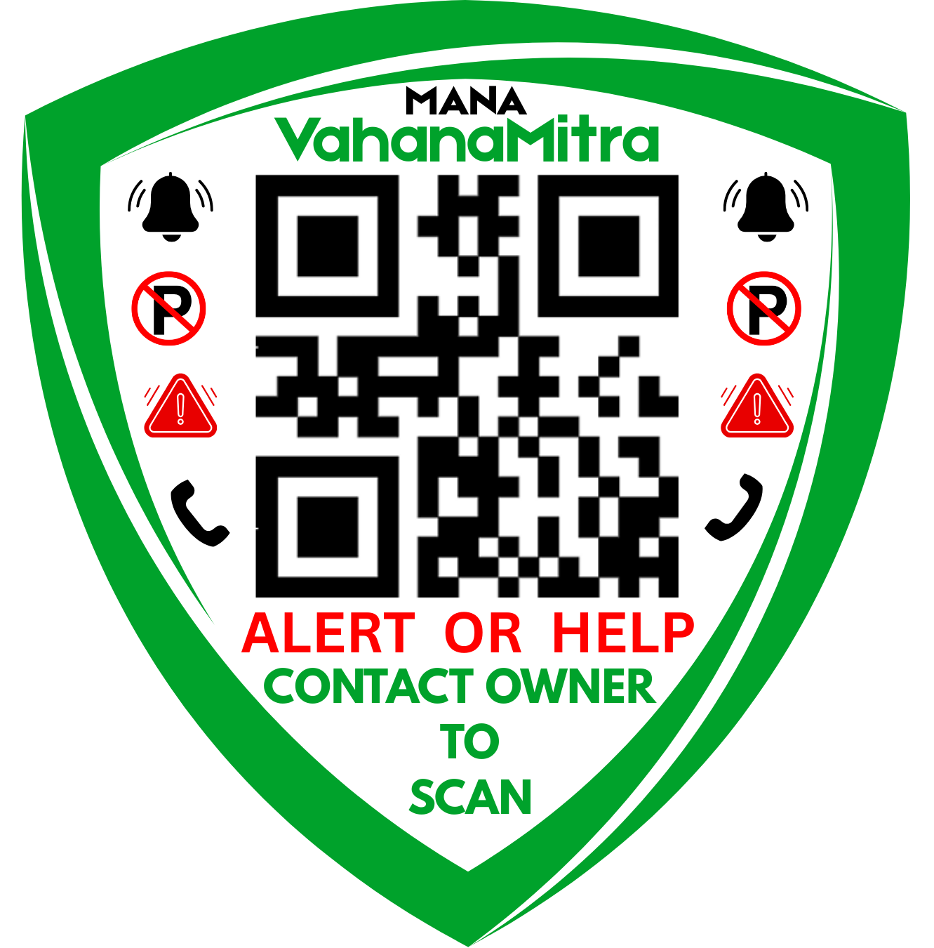 MANA Vahana Mitra QR Kit